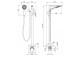 Bath tap single lever wall mounted, Deante Arnika, nero