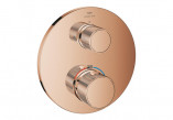 Thermostatic shower mixer Grohe Allure, concealed, 1 wyjście wody, brushed cool sunrise