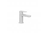 Washbasin faucet single lever 85 DN15, Kludi Renon, white mat