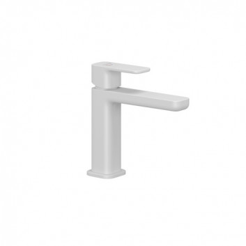 Washbasin faucet single lever 110 DN15, Kludi Renon, white mat