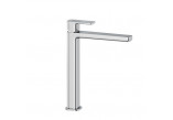 Washbasin faucet single lever 110 DN15, Kludi Renon, white mat