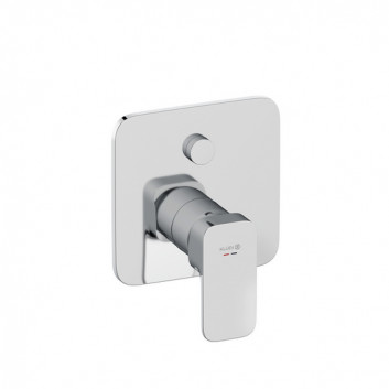 Mixer bath and shower single lever DN15, Kludi Renon, white mat