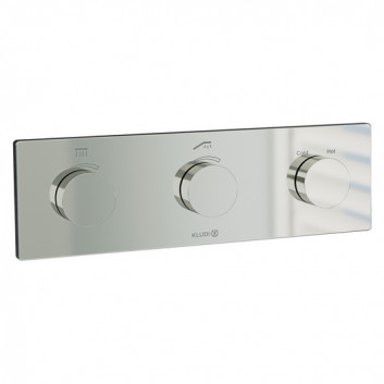 Concealed shower mixer DN15, Kludi Renon, white mat