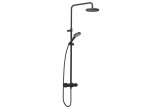 Shower set Dual Shower System with thermostat DN15 , Kludi Dive S , black mat