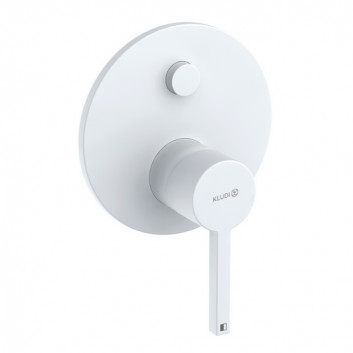 Concealed shower mixer, Kludi Nova Fonte , white mat