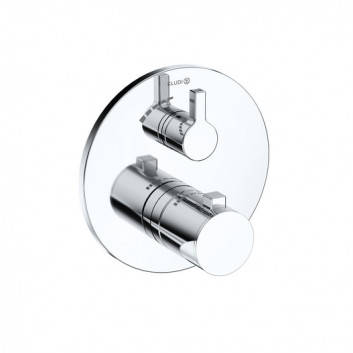 Concealed shower mixer, Kludi Nova Fonte , white mat