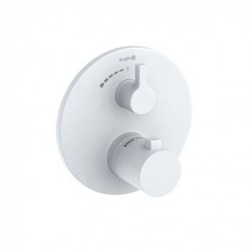 Concealed shower mixer, Kludi Nova Fonte , white mat