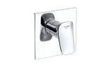 Mixer bath and shower concealed with thermostat concealed, Kludi Nova Fonte , white mat