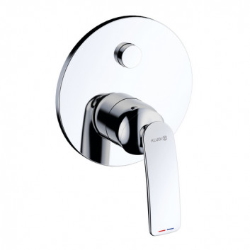 Concealed shower mixer, Kludi Balance, white/ chrome