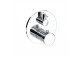 Mixer bath and shower concealed, Kludi Balance, white/chrome