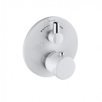 Mixer bath and shower concealed, Kludi Balance, white/chrome