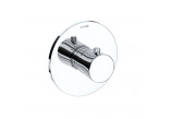 Mixer bath and shower concealed with thermostat, Kludi Balance, white/chrome