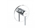 Mixer bath and shower with thermostat concealed , Kludi Ameo, chrome