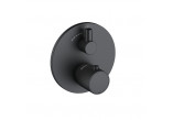 Concealed shower mixer , Kludi Zenta SL, black mat