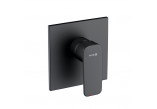 Mixer shower with thermostat concealed , Kludi Zenta SL, black mat