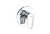 Concealed shower mixer , Kludi Pure&Solid, chrome