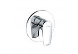 Concealed shower mixer , Kludi Pure&Solid, chrome