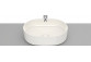 Countertop washbasin 50x37cm Roca Inspira Round round white