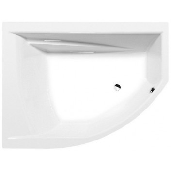 Bathtub rectangular 180x80x48cm Polysan CLEO, white