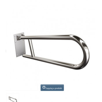 Holder angle uchylny z płytą 60cm, Andex, stainless steel polished