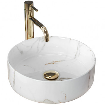 Countertop washbasin Rea Elma 45 cm - white