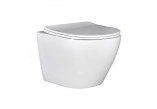 Bowl WC with soft-close WC seat, Laveo Desna, white