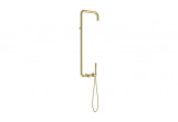 Overhead shower with mixer shower Deante Silia, gold szczotkowane