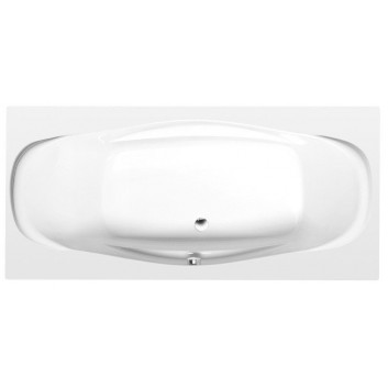 Bathtub prostokątna180x120x54cm Polysan DUPLA, white