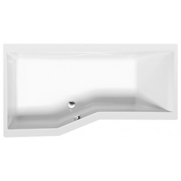 Bathtub prostokątna190x90x45cm Polysan GARDA, white