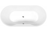 Bathtub oval 180x85x49cm Polysan IO, white