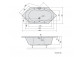 Bathtub oval 180x85x49cm Polysan IO, white