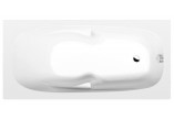 Bathtub rectangular 170x80x41cm Polysan KAMELIE, white