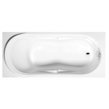 Bathtub rectangular 170x80x41cm Polysan KAMELIE, white