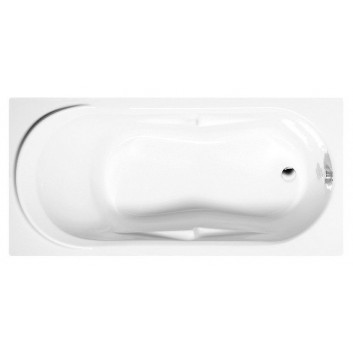 Bathtub rectangular 170x74x45cm Polysan ADRIANA, white