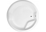 Round bathtub z konstrukcją 172x172x49cm Polysan ROYAL ROUND, white