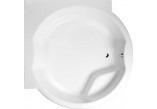 Round bathtub z konstrukcją 172x172x49cm Polysan ROYAL CORNER, white