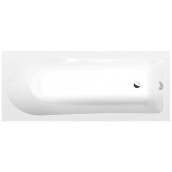 Asymmetric bathtub 170x170x44cm Polysan MAMBA R, right, white