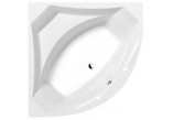 Corner bathtub 150x150x49cm Polysan ROSANA, white