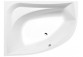 Corner bathtub 140x140x49cm Polysan ROSANA, white