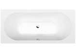 Bathtub oval 175x80x47cm Polysan VIVA O, white