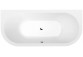 Bathtub rectangular 175x80x47cm Polysan VIVA B, white