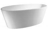 Bathtub acrylic 175x80x47cm Polysan VIVA D, white