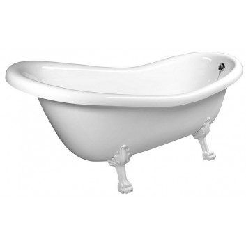 Bathtub freestanding 170x72x63cm Polysan HERHIS, white