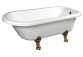 Bathtub freestanding 170x75x64cm Polysan FOXTROT, legs chrome, white