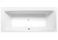 Asymmetric bathtub 170x100x47cm Polysan EVIA R, right, white