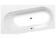 Asymmetric bathtub 165x90x48cm Polysan ASTRA WR, white