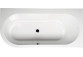 Asymmetric bathtub 165x90x48cm Polysan ASTRA L, white