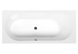 Bathtub rectangular 165x75x48cm Polysan ASTRA B, white