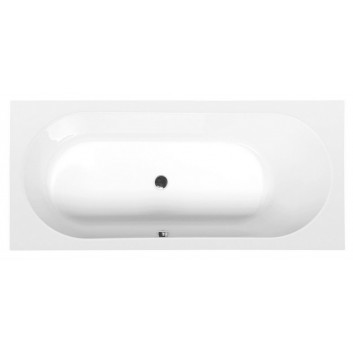 Bathtub oval 165x75x48cm Polysan ASTRA O, white