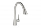 Sink mixer single lever, Grohe Zedra, stainless steel